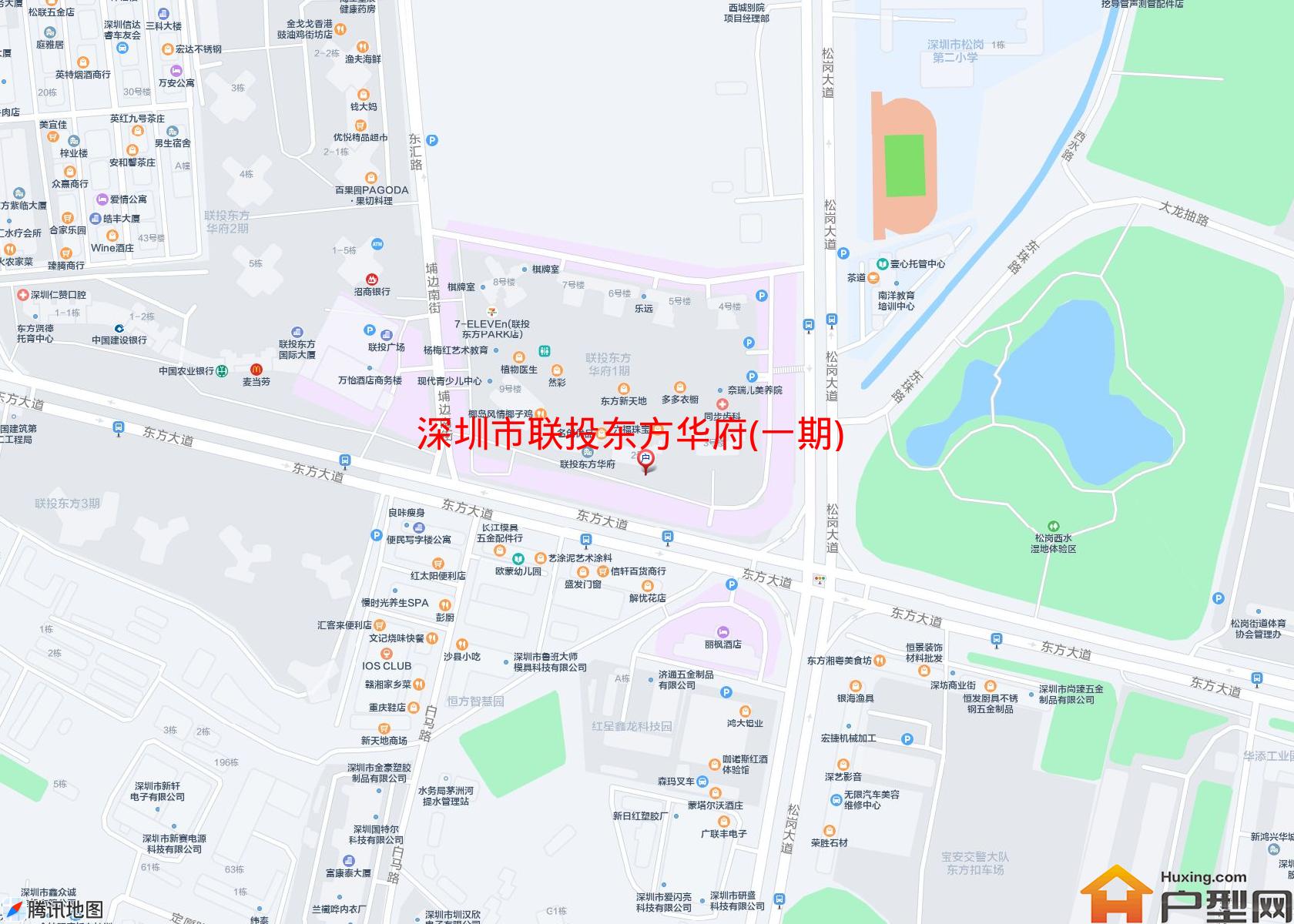 联投东方华府(一期)小区 - 户型网