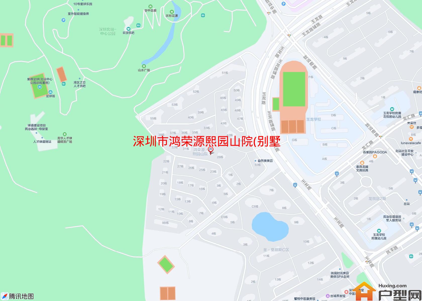 鸿荣源熙园山院(别墅)小区 - 户型网