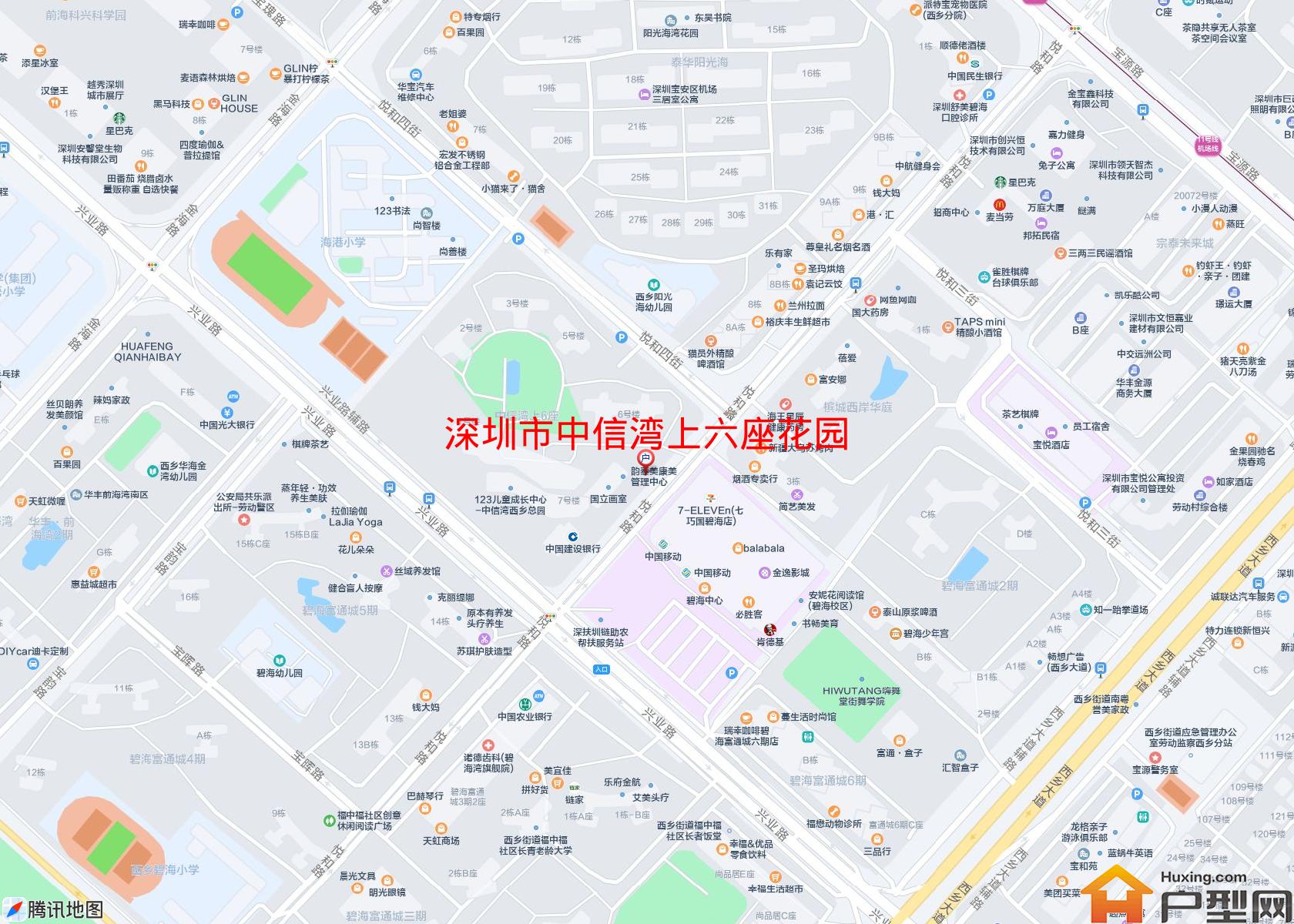 中信湾上六座花园小区 - 户型网