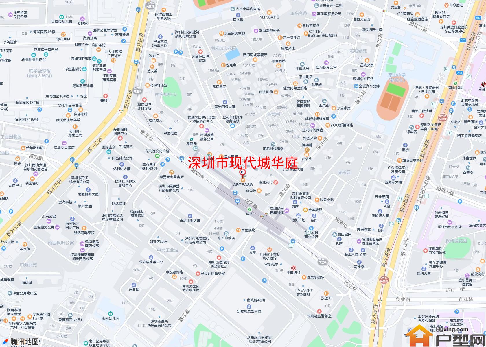 现代城华庭小区 - 户型网