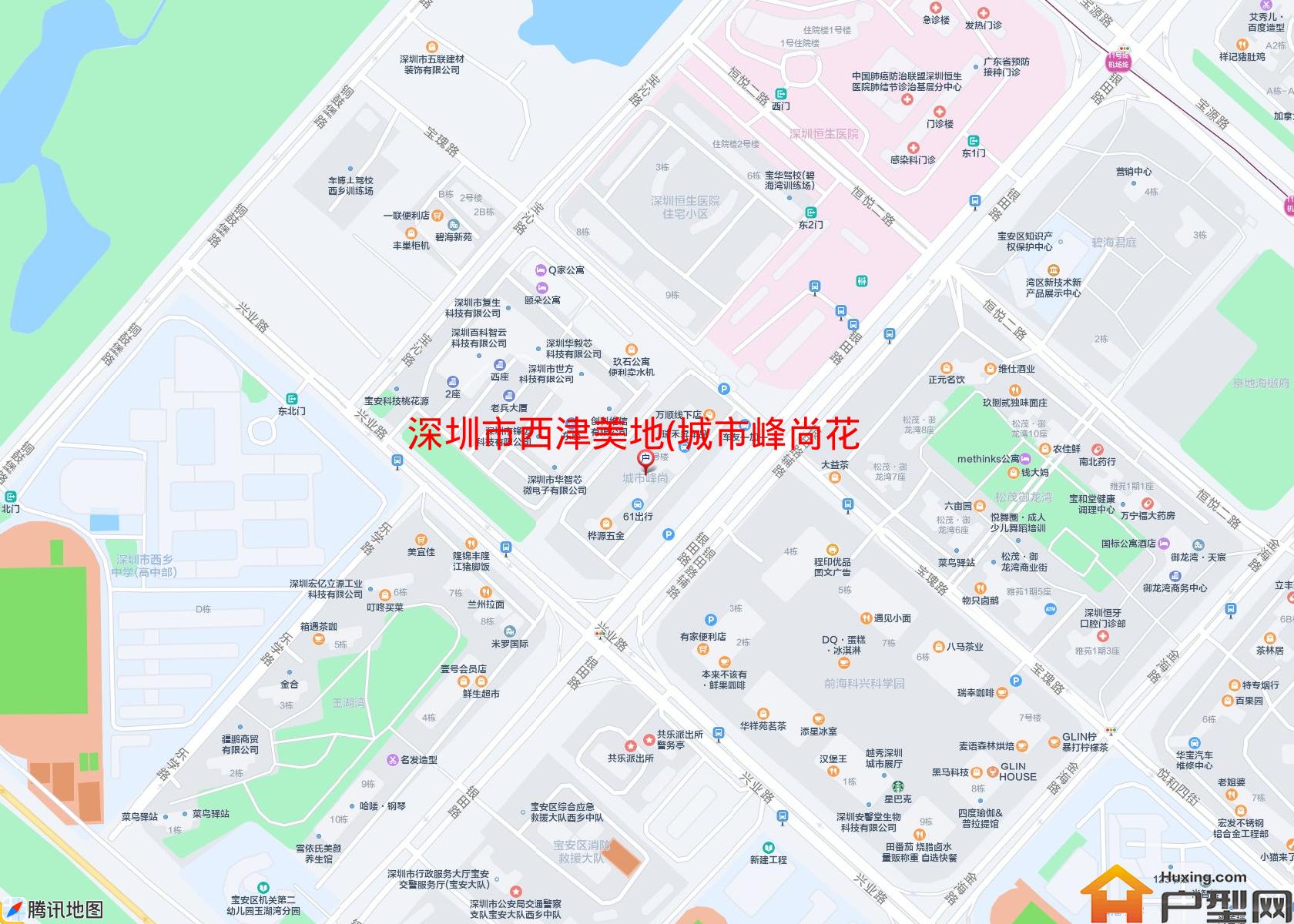 西津美地(城市峰尚花园)小区 - 户型网