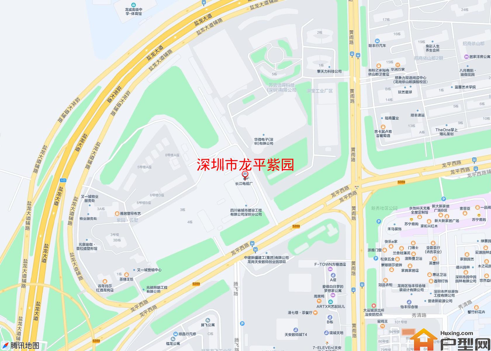 龙平紫园小区 - 户型网