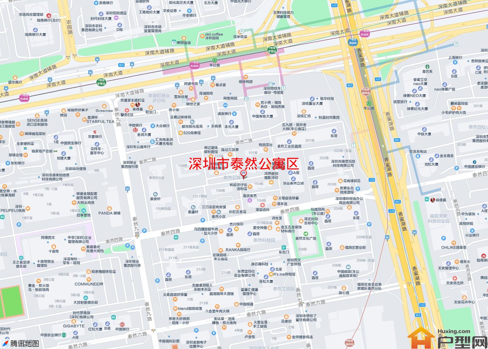 泰然公寓区小区 - 户型网