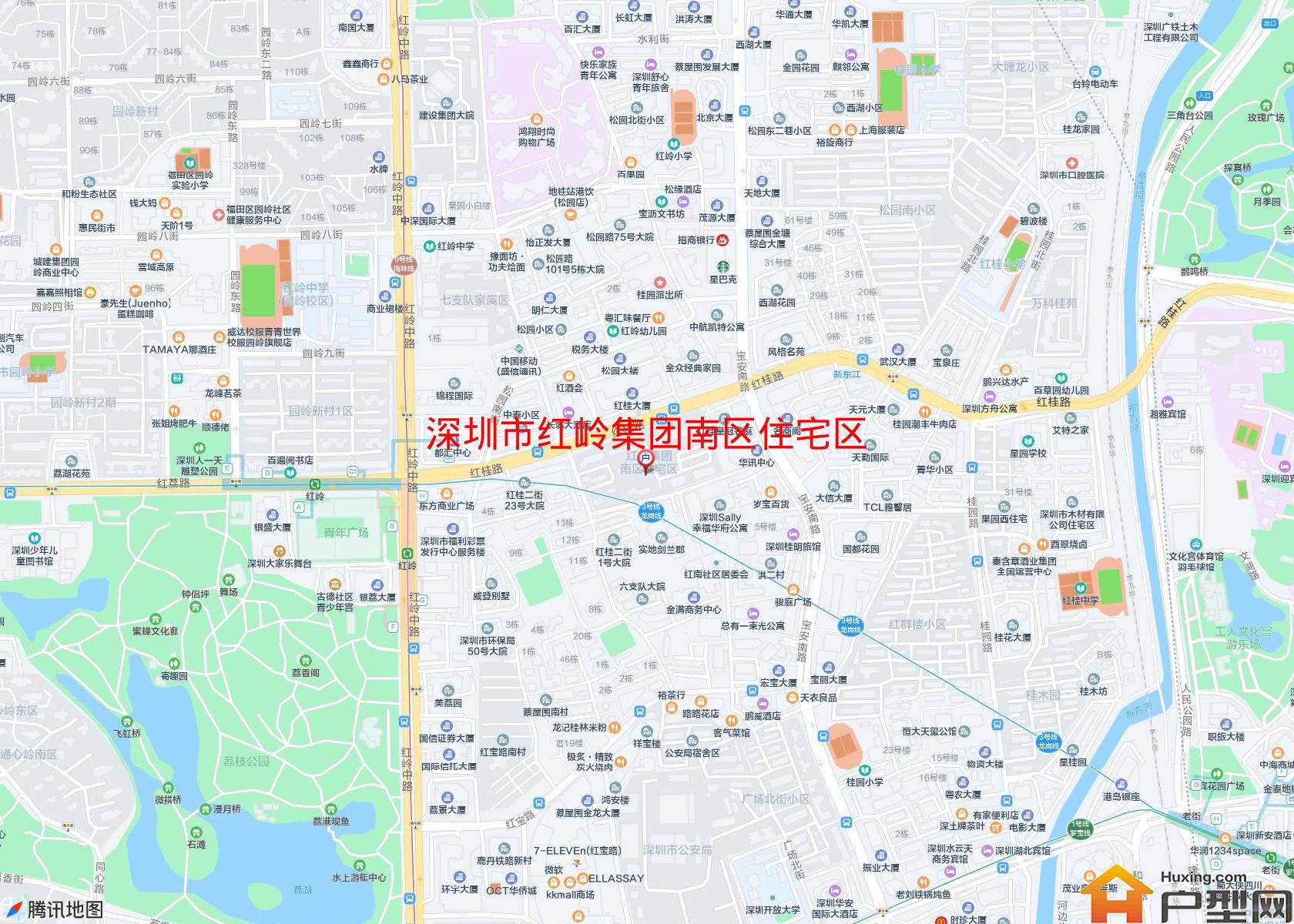 红岭集团南区住宅区小区 - 户型网