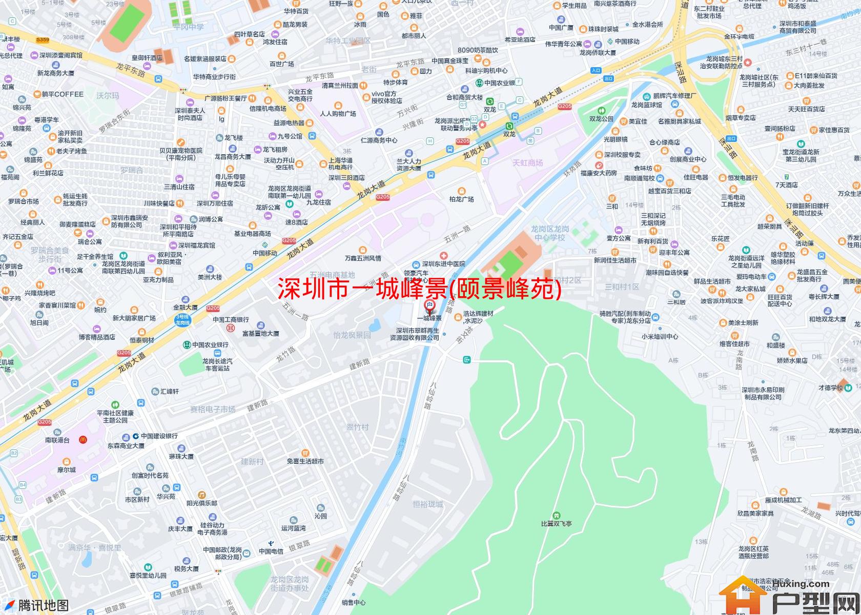 一城峰景(颐景峰苑)小区 - 户型网 一城峰景(颐景峰苑)小区 - 户型网