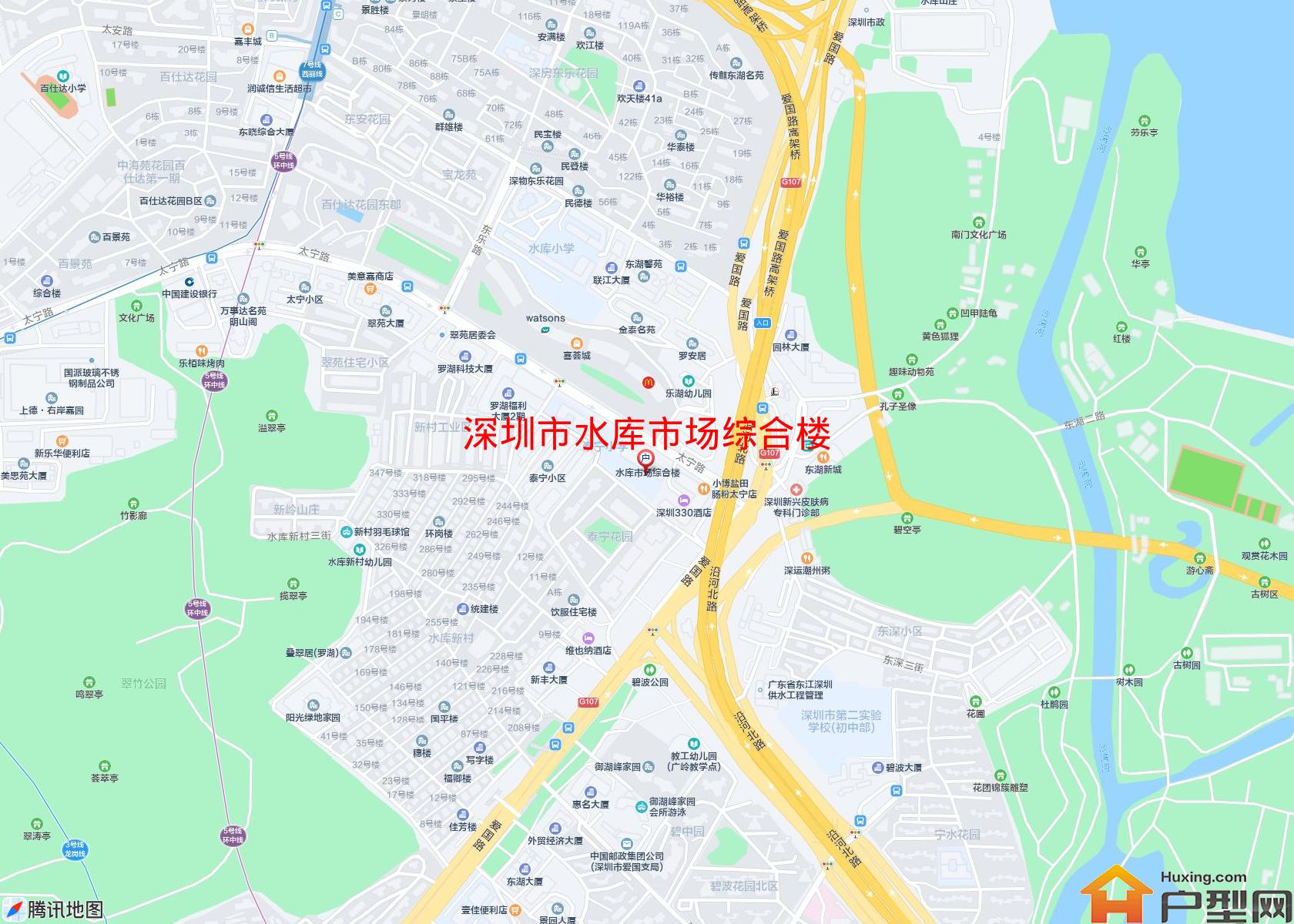 水库市场综合楼小区 - 户型网