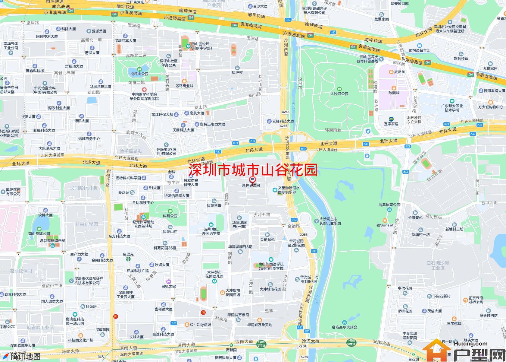 城市山谷花园小区 - 户型网