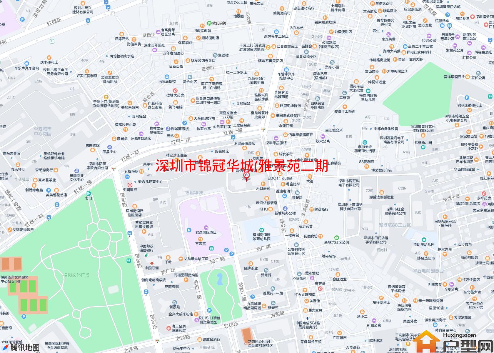 锦冠华城(雅景苑二期)小区 - 户型网