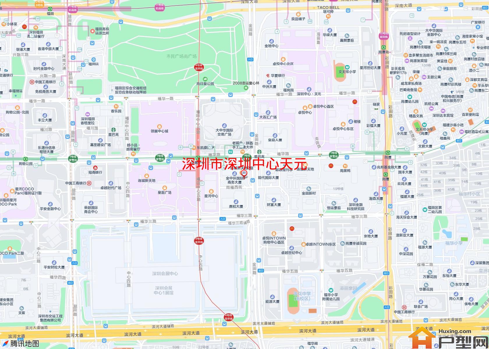 深圳中心天元小区 - 户型网