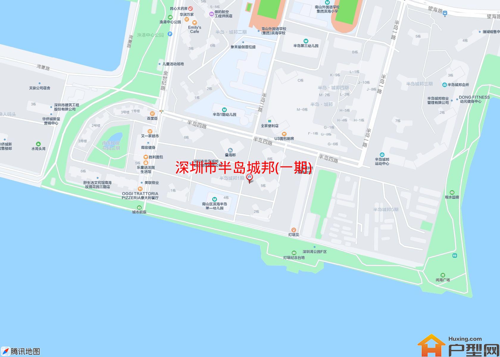 半岛城邦(一期)小区 - 户型网