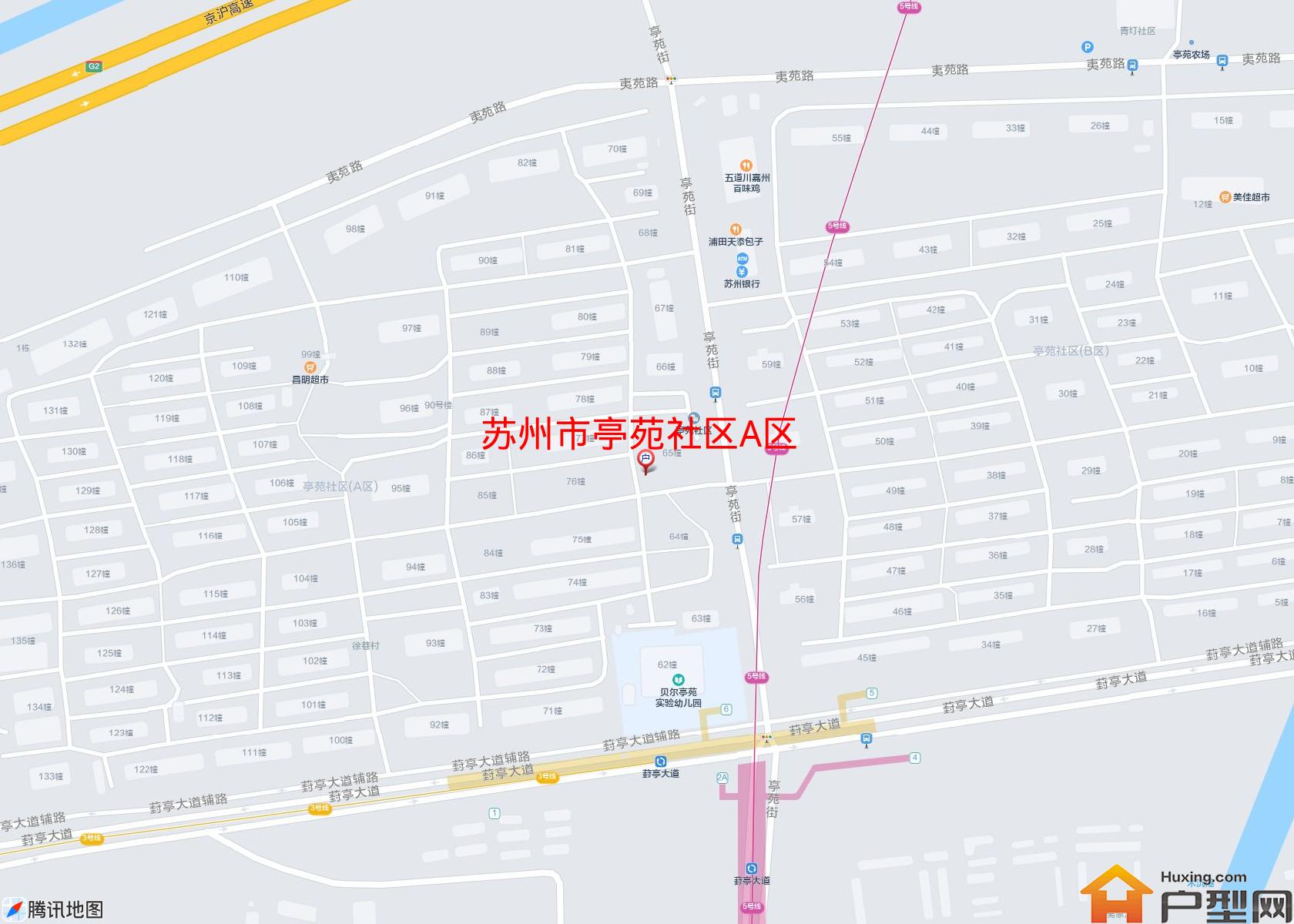 亭苑社区A区小区 - 户型网