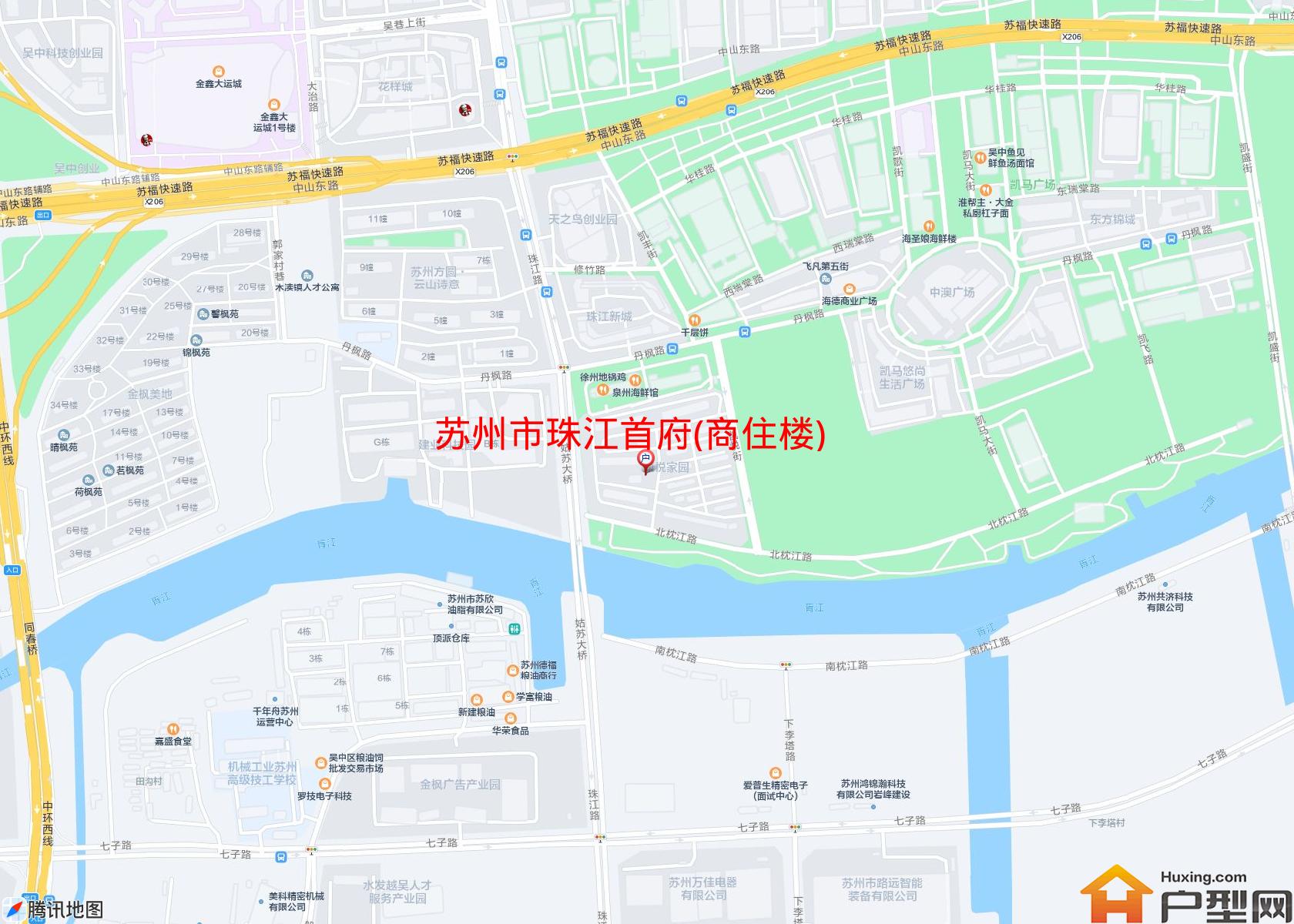 珠江首府(商住楼)小区 - 户型网