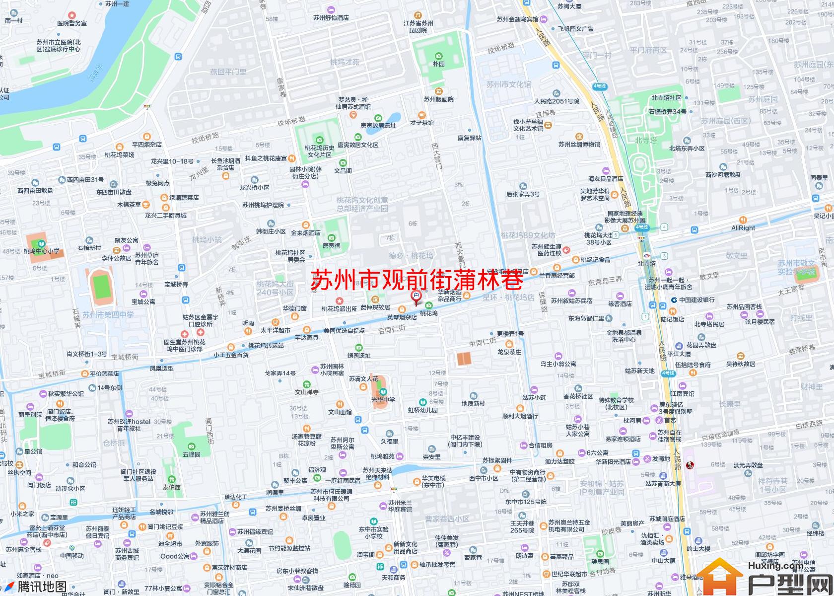 观前街蒲林巷小区 - 户型网