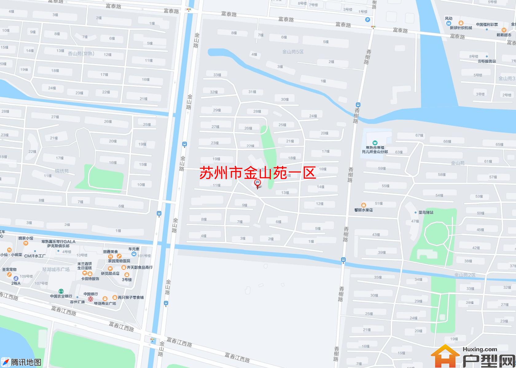 金山苑一区小区 - 户型网