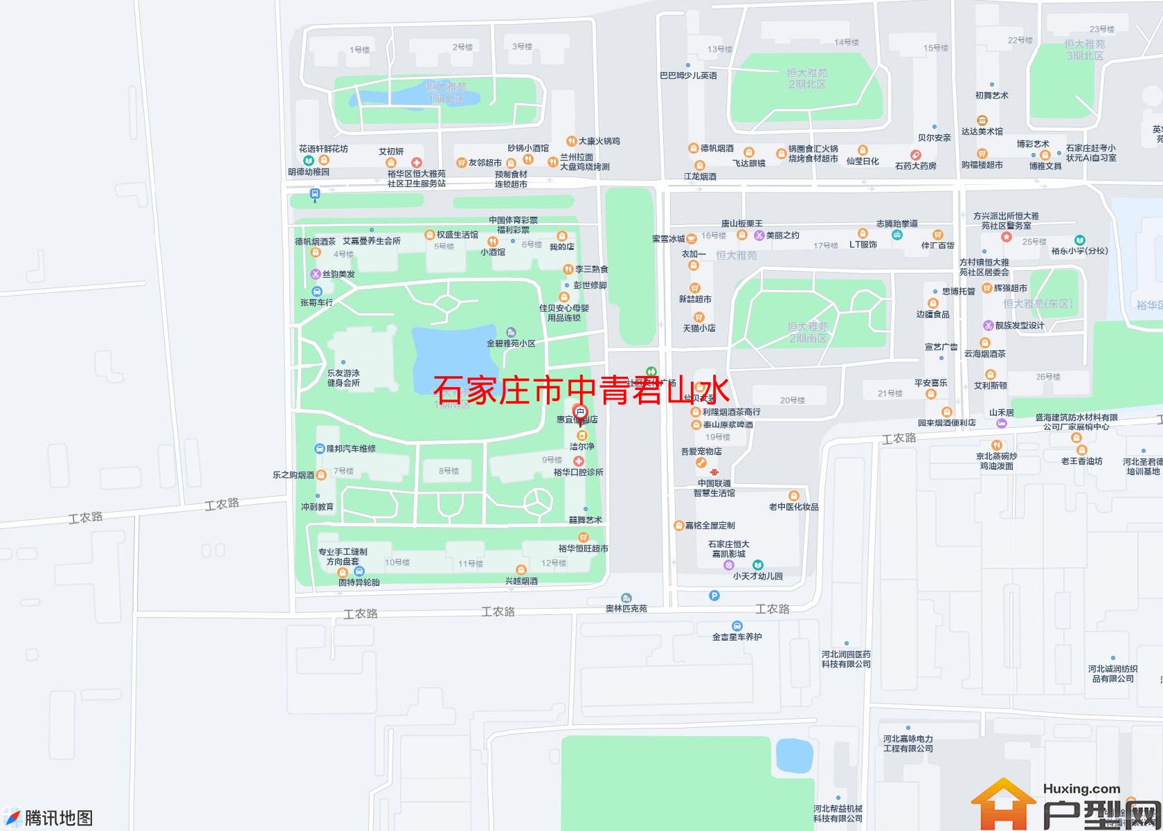 中青君山水小区 - 户型网