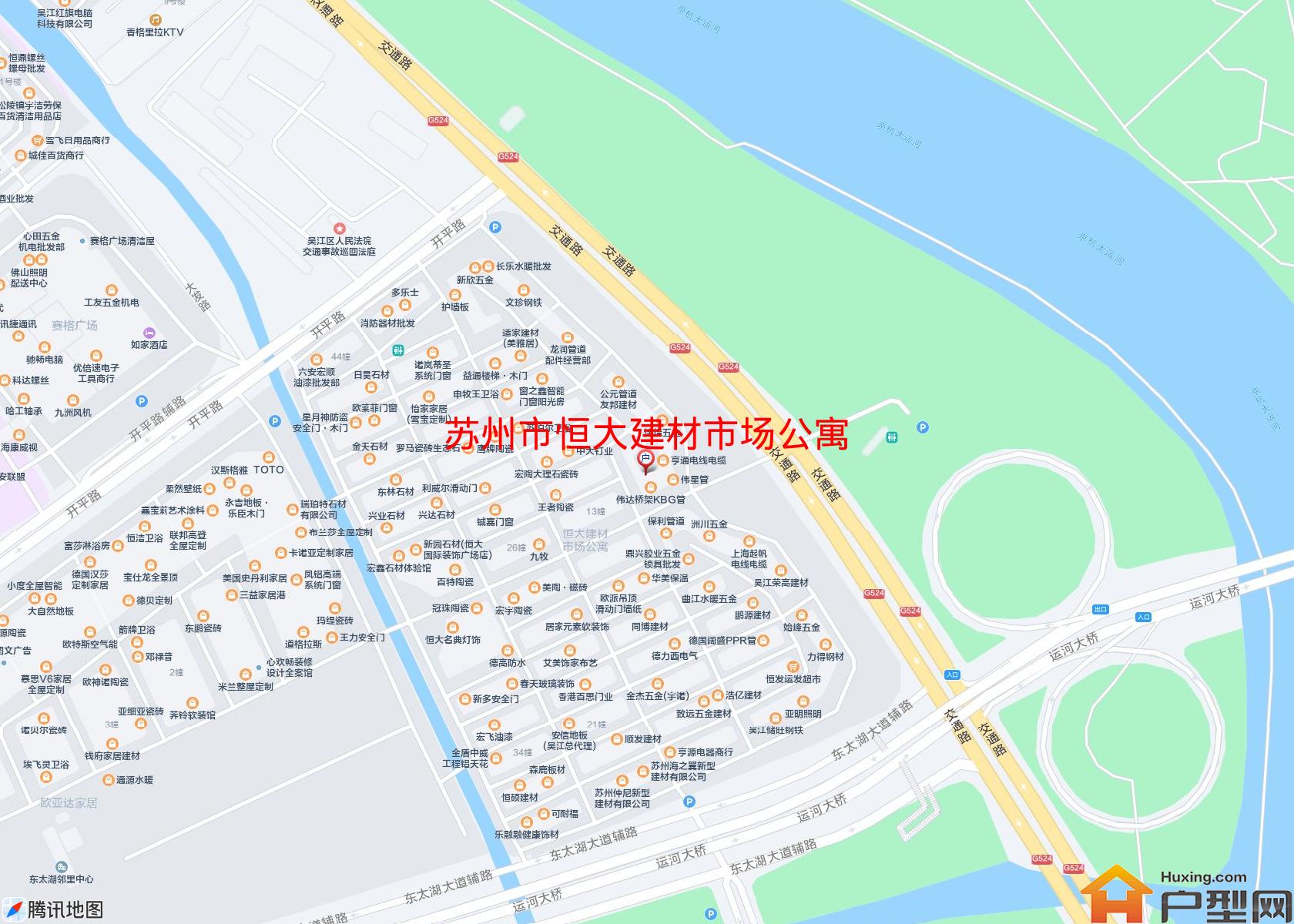 恒大建材市场公寓小区 - 户型网