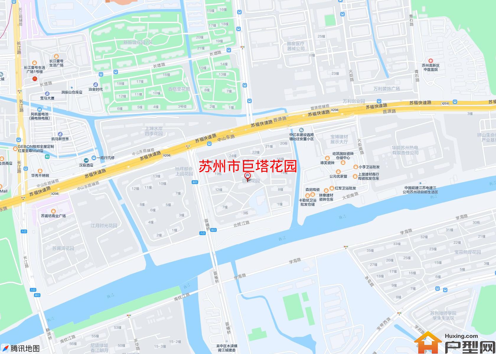 巨塔花园小区 - 户型网