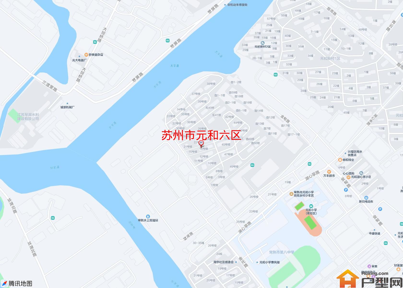 元和六区小区 - 户型网