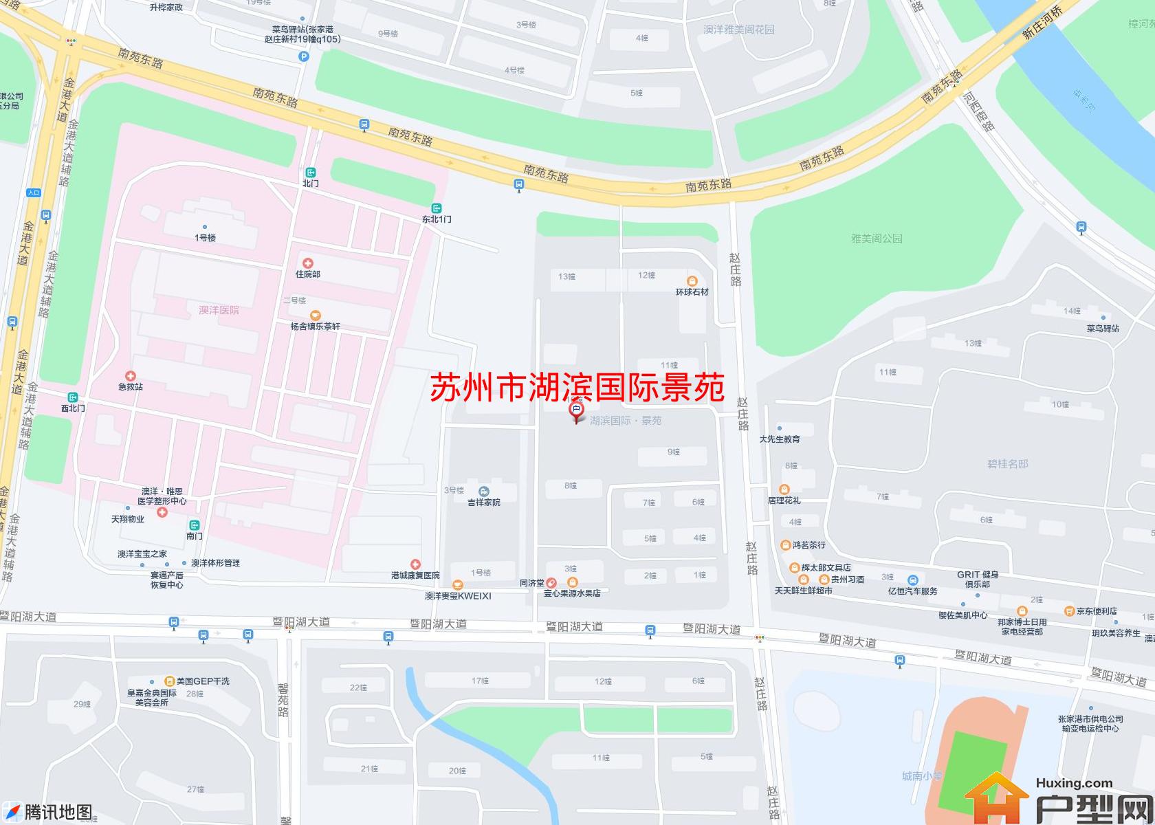 湖滨国际景苑小区 - 户型网