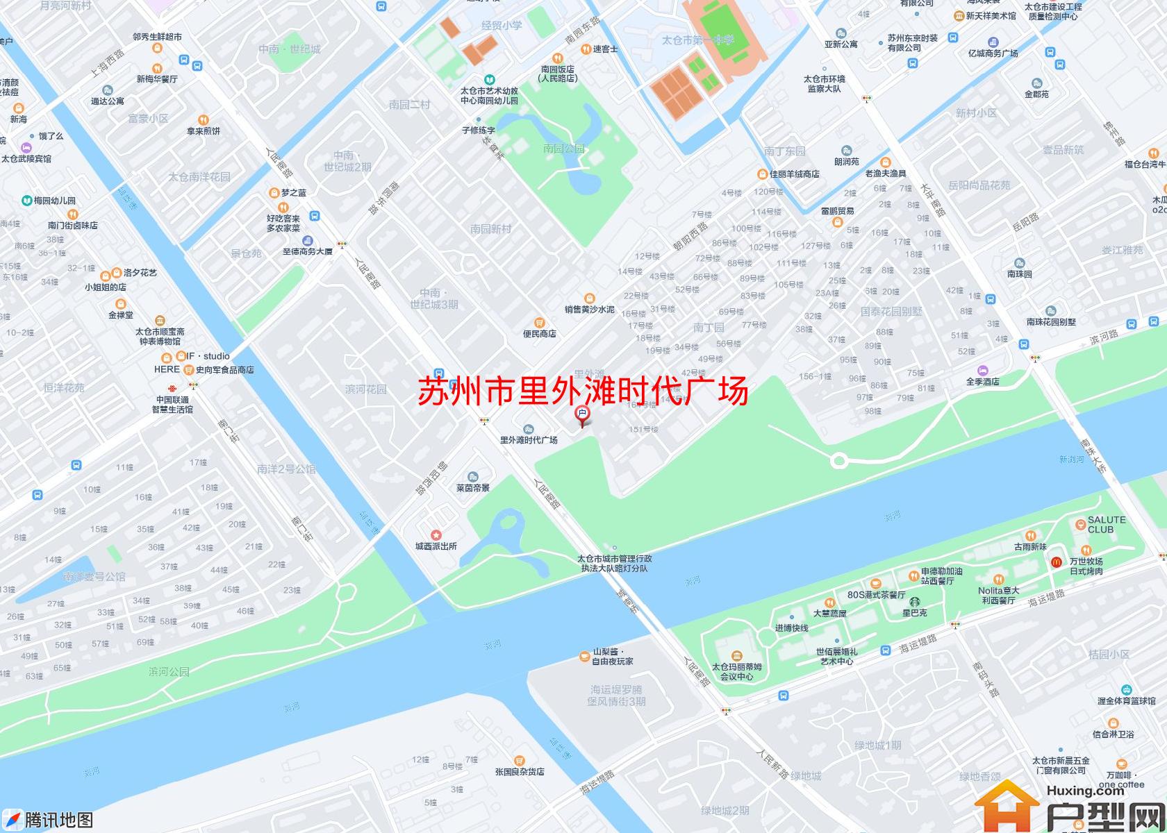 里外滩时代广场小区 - 户型网