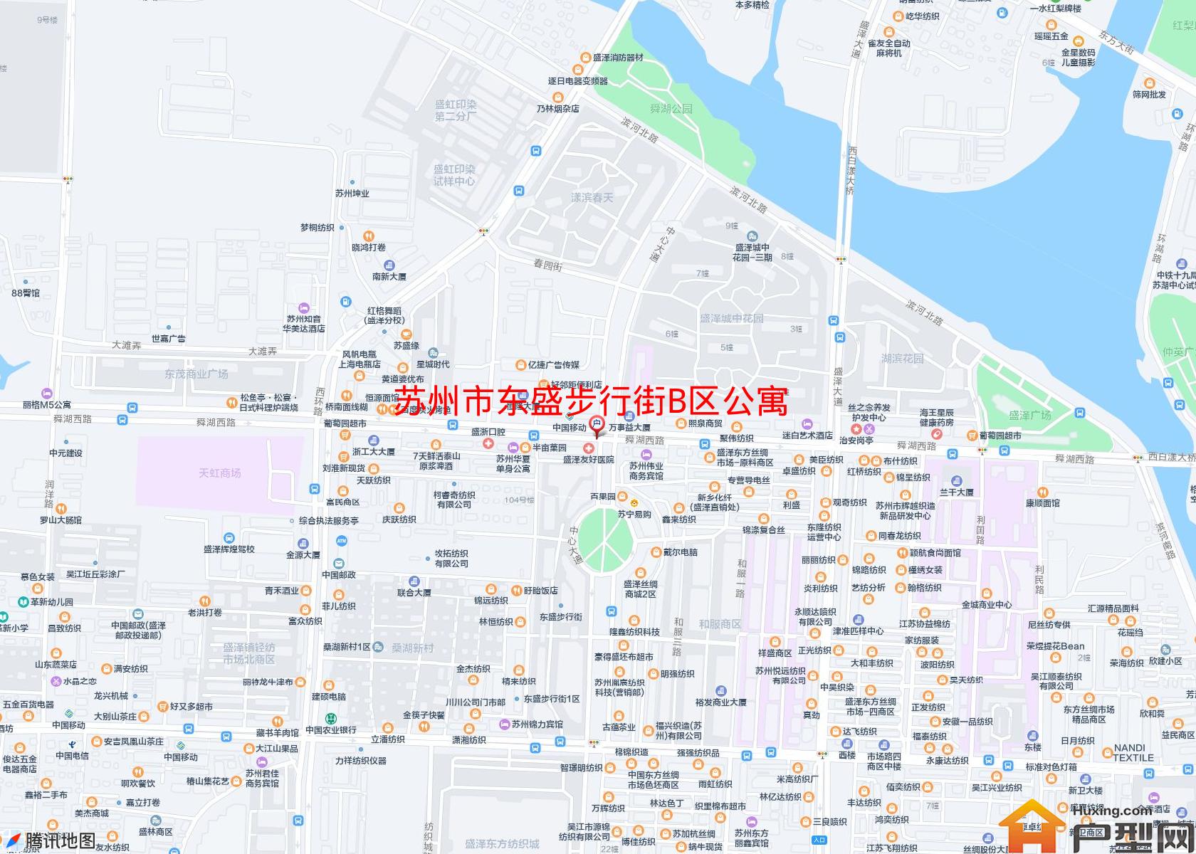 东盛步行街B区公寓小区 - 户型网