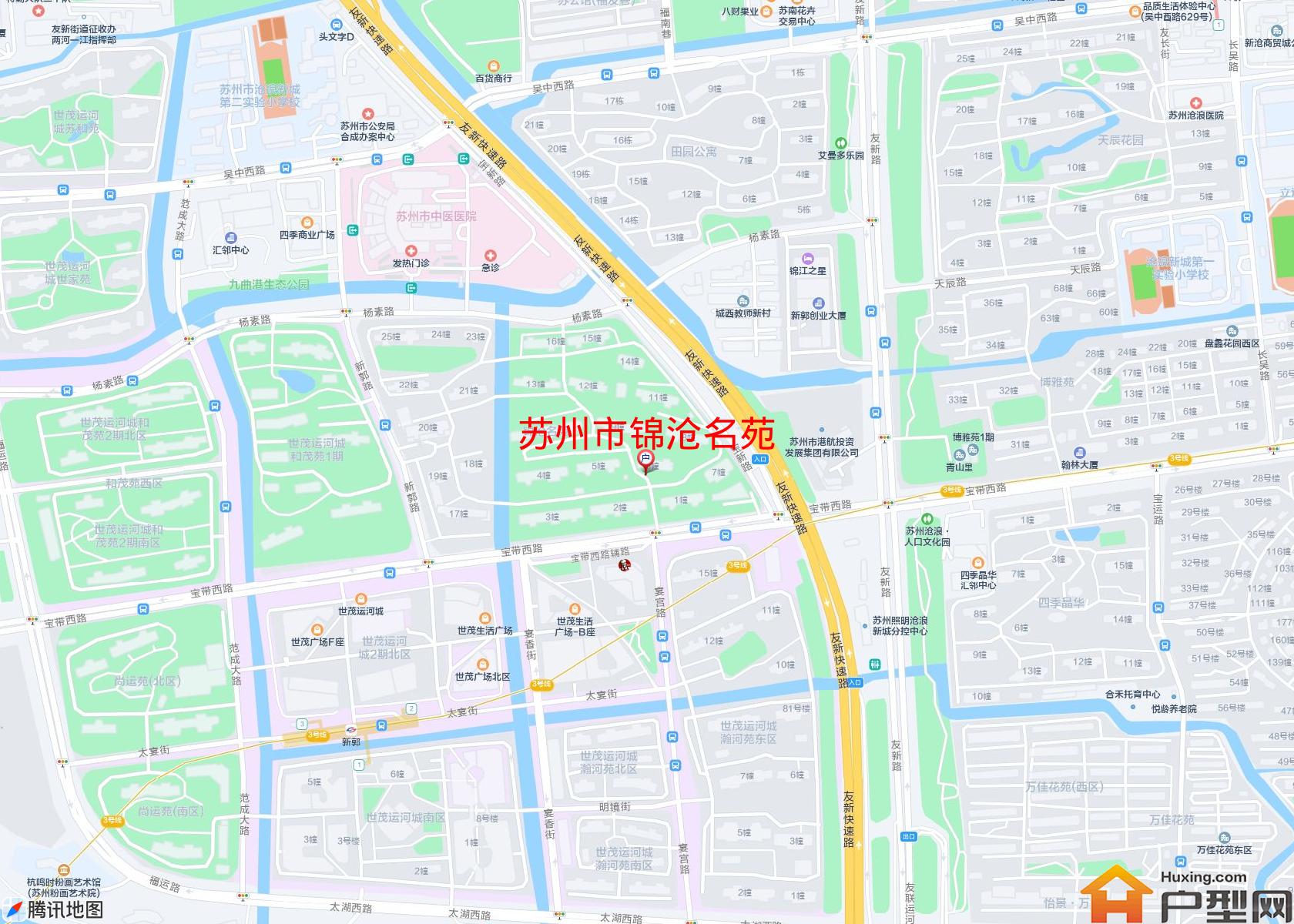 锦沧名苑小区 - 户型网