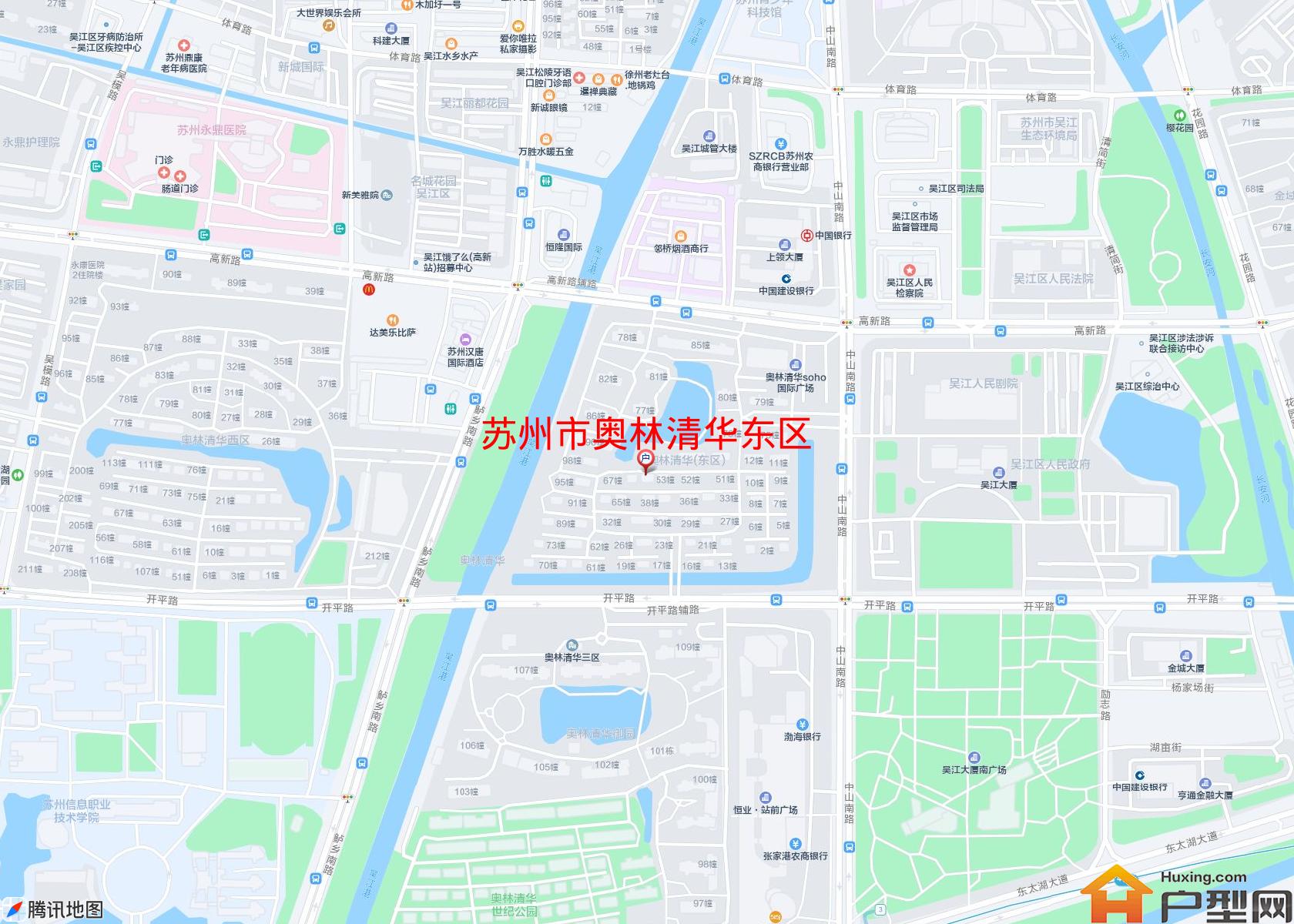 奥林清华东区小区 - 户型网