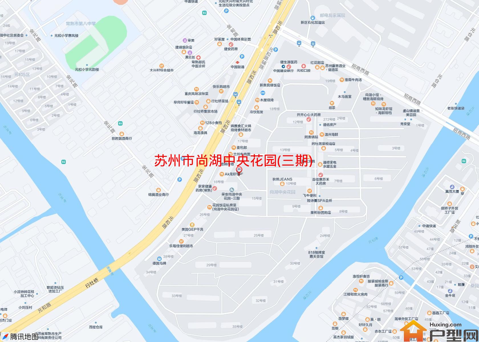 尚湖中央花园(三期)小区 - 户型网