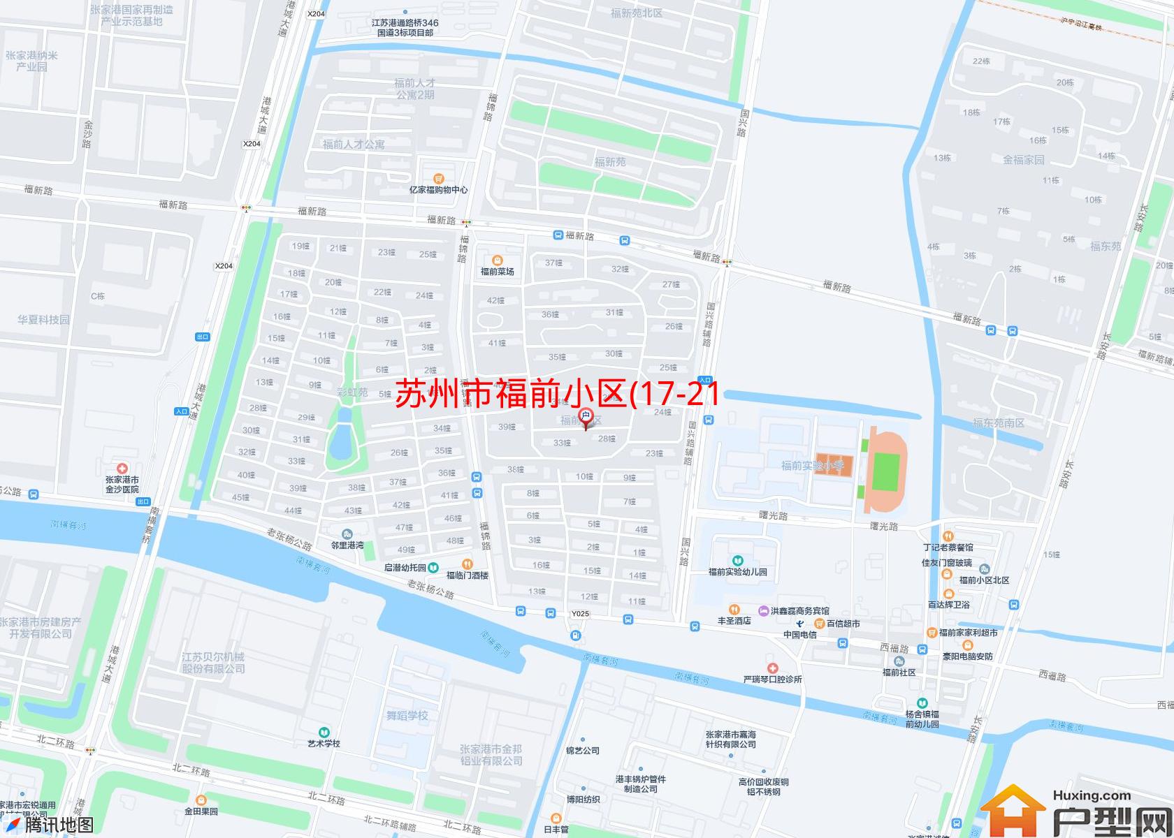 福前小区(17-21幢)小区 - 户型网