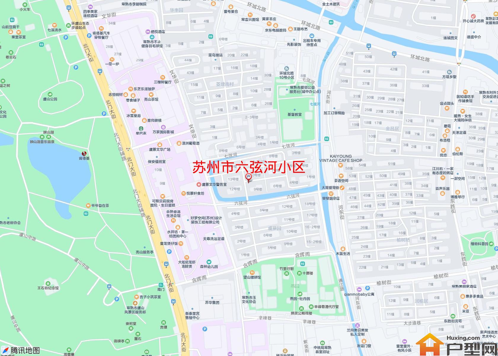 六弦河小区小区 - 户型网