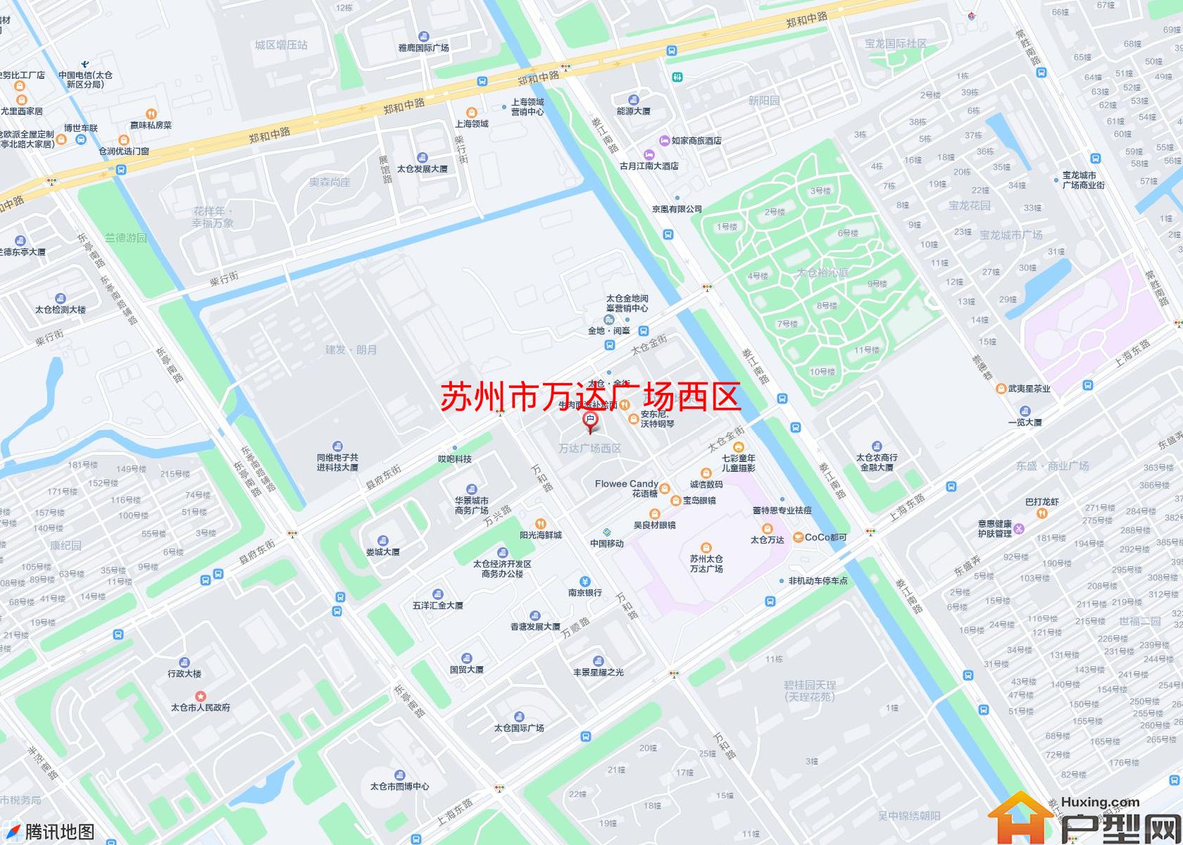万达广场西区小区 - 户型网