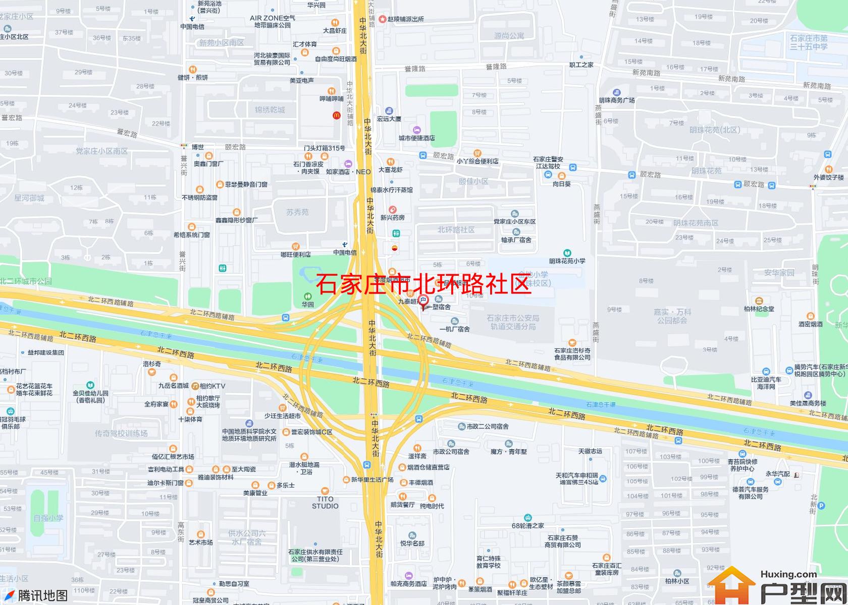 北环路社区小区 - 户型网