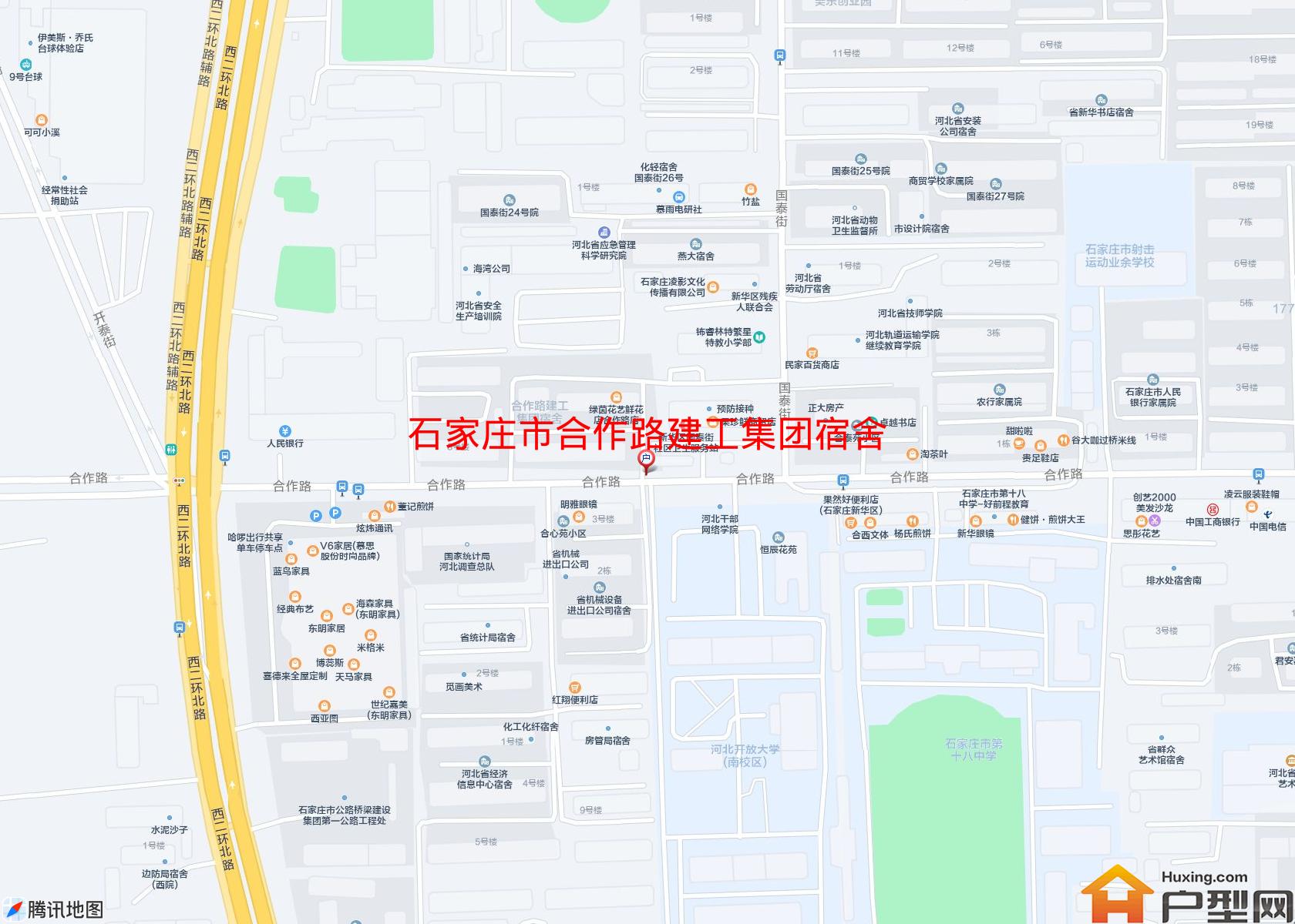 合作路建工集团宿舍小区 - 户型网
