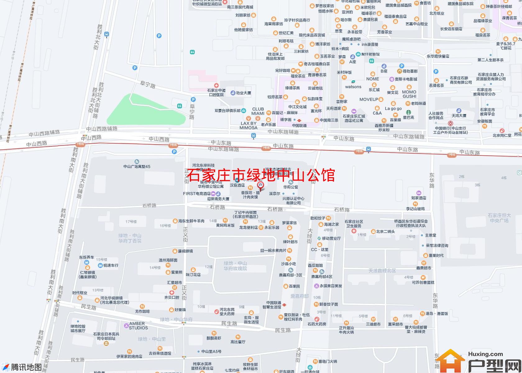 绿地中山公馆小区 - 户型网