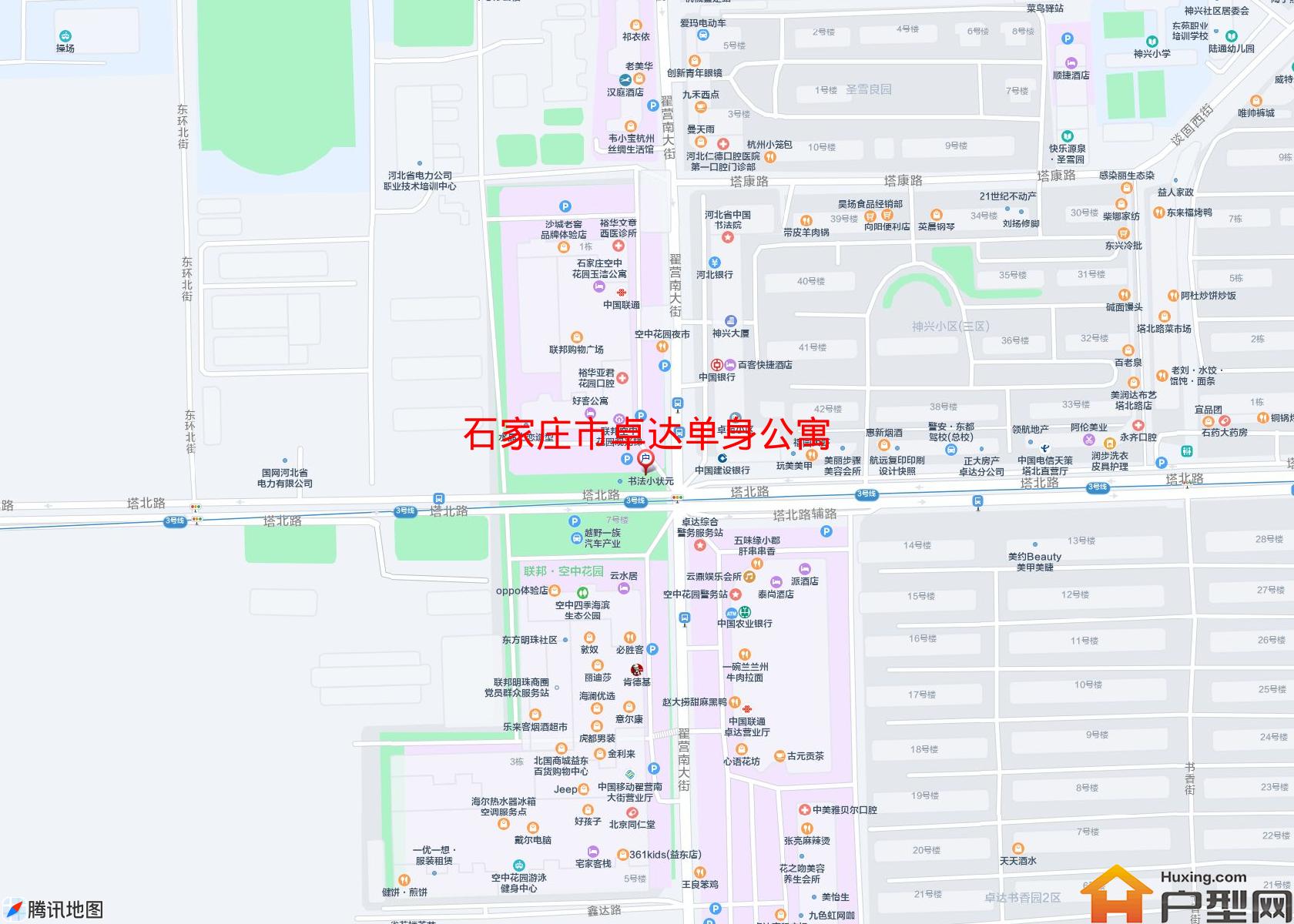 卓达单身公寓小区 - 户型网