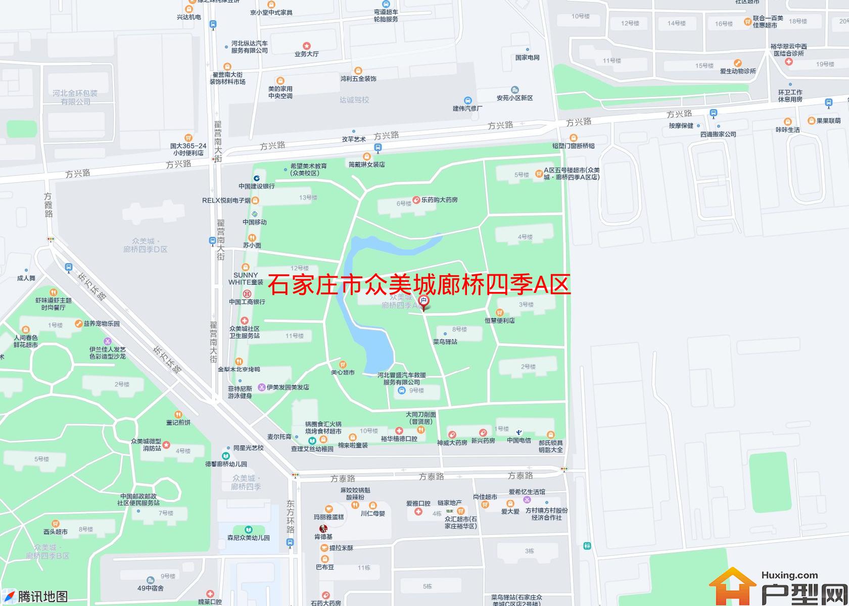 众美城廊桥四季A区小区 - 户型网