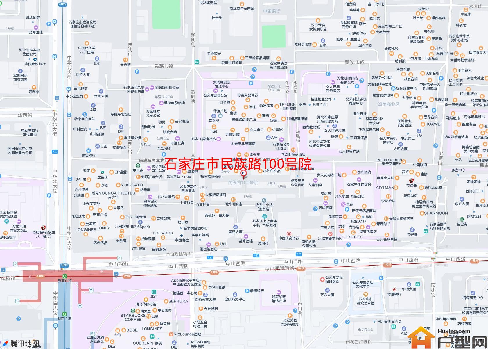 民族路100号院小区 - 户型网