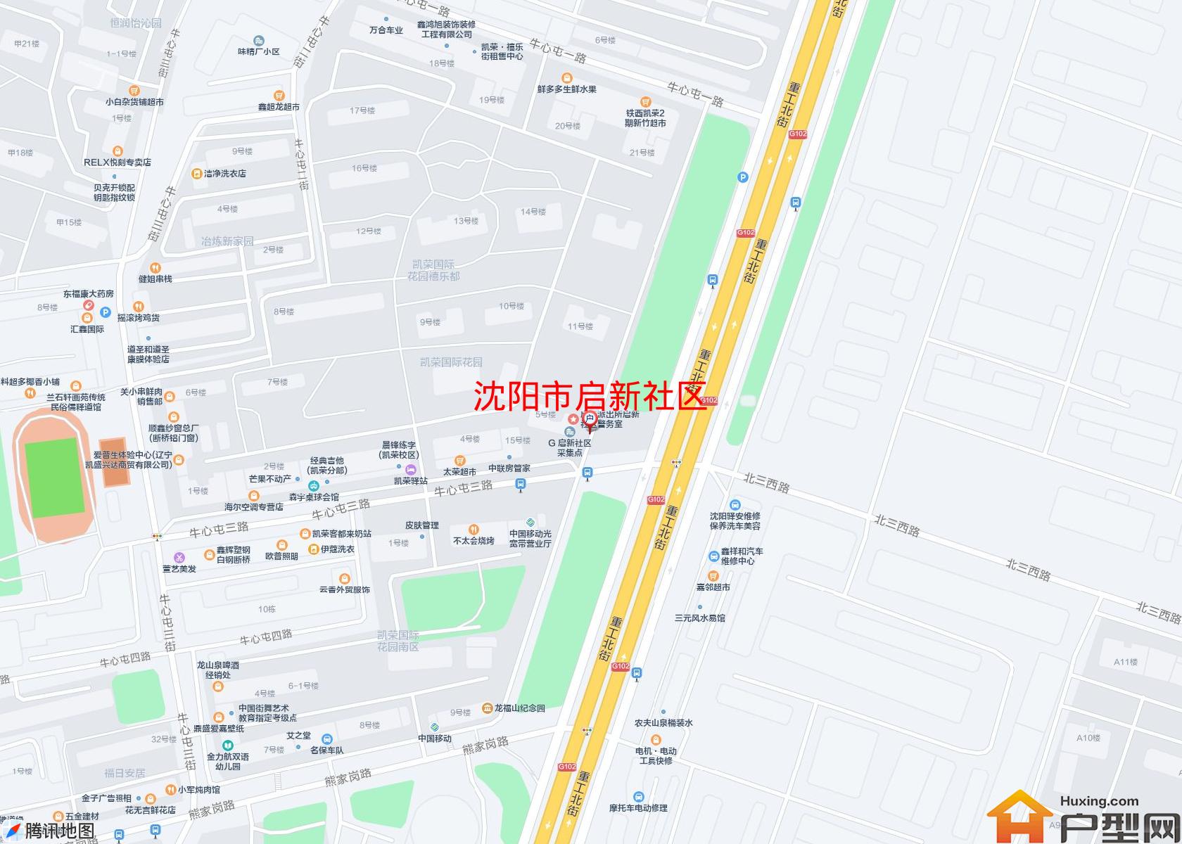 启新社区小区 - 户型网