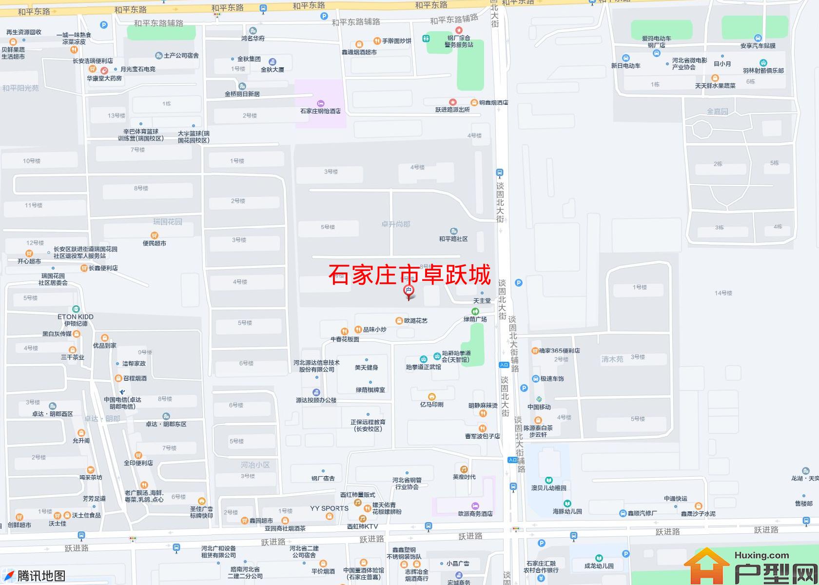 卓跃城小区 - 户型网