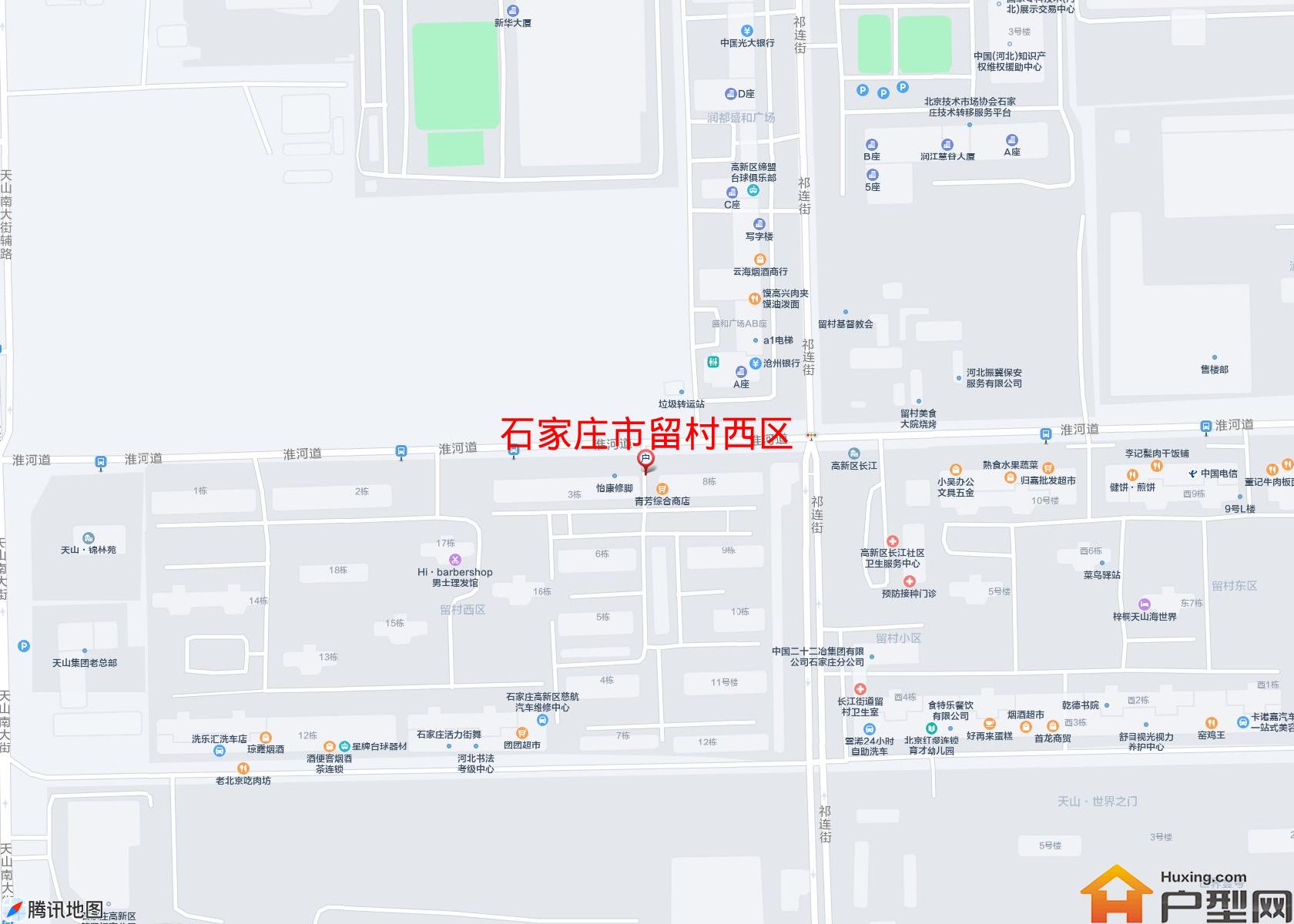 留村西区小区 - 户型网