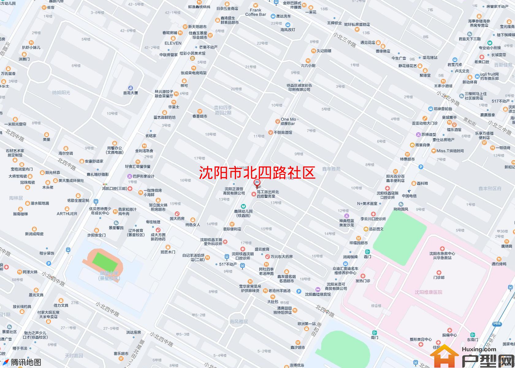 北四路社区小区 - 户型网