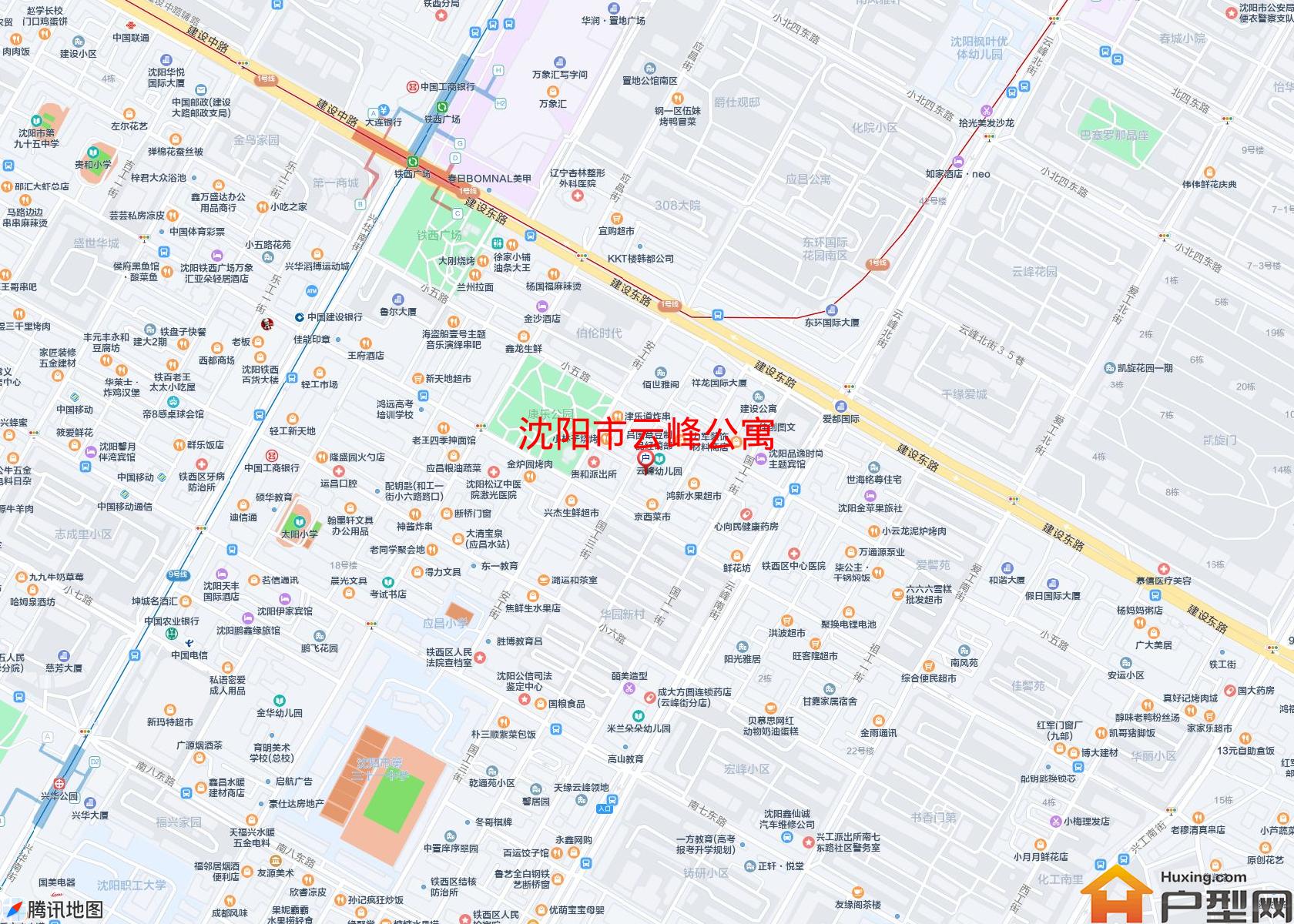 云峰公寓小区 - 户型网