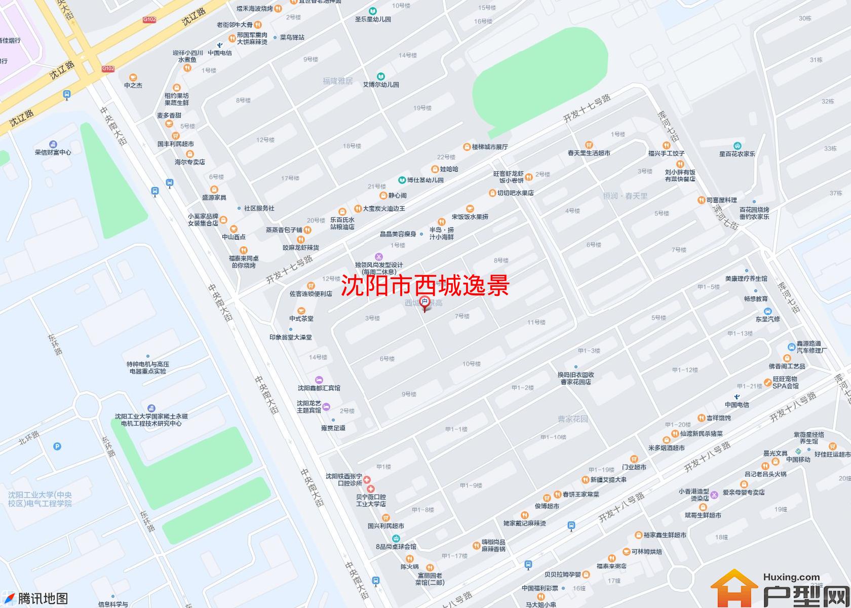 西城逸景小区 - 户型网 西城逸景小区 - 户型网
