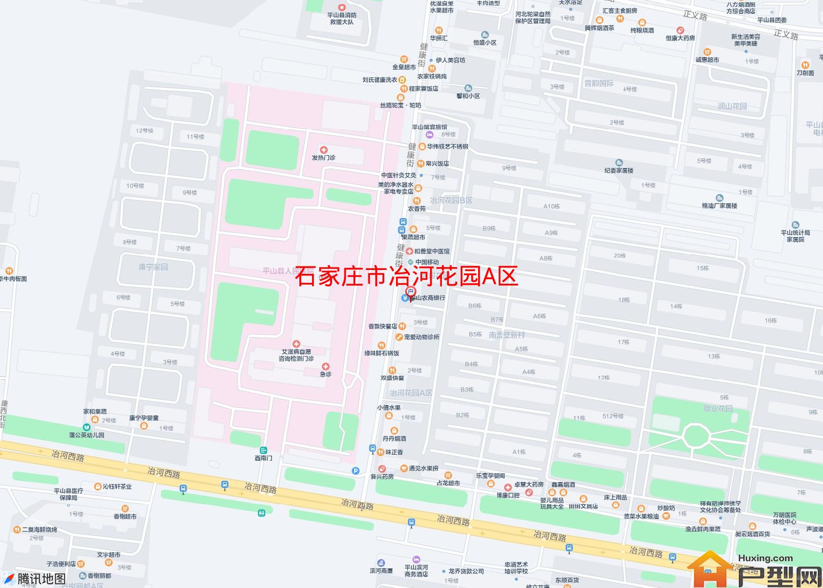 冶河花园A区小区 - 户型网