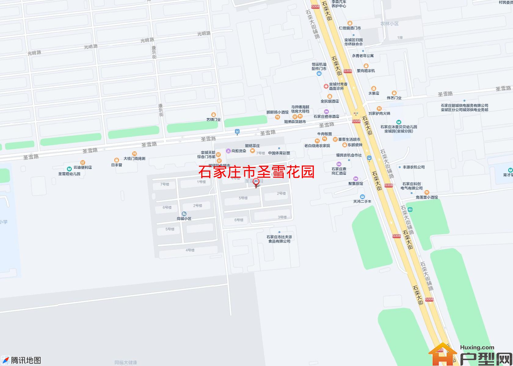圣雪花园小区 - 户型网