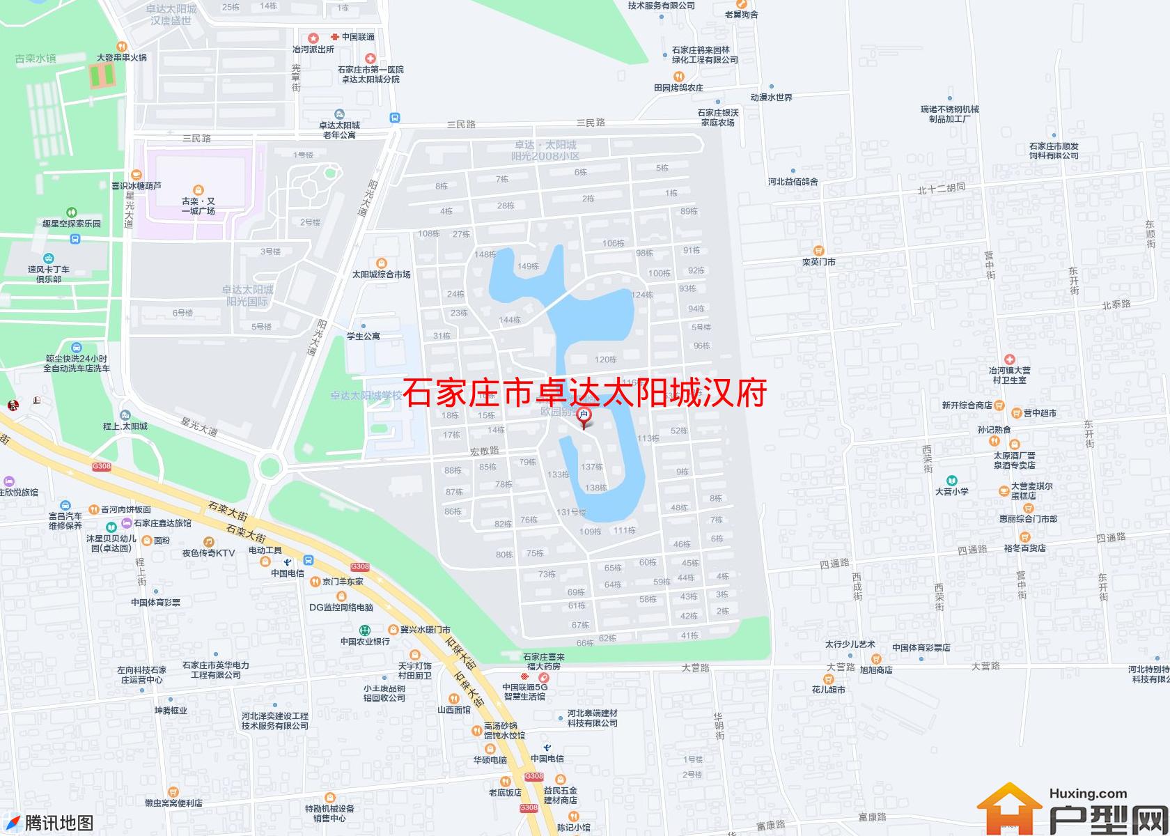 卓达太阳城汉府小区 - 户型网