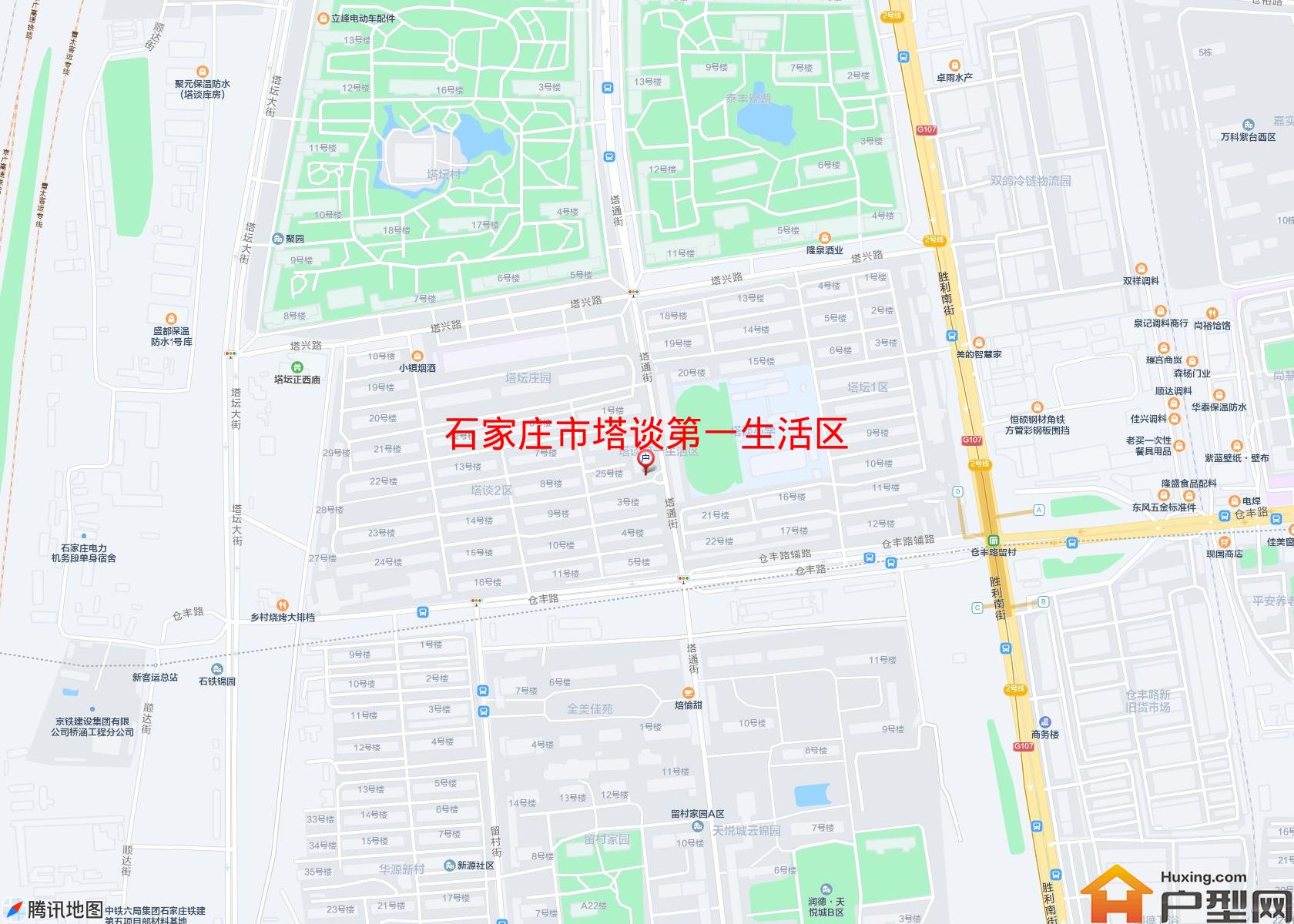 塔谈第一生活区小区 - 户型网