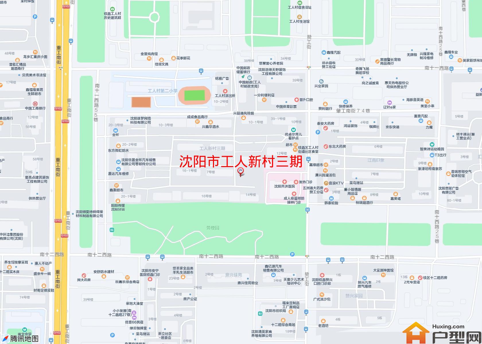 工人新村三期小区 - 户型网