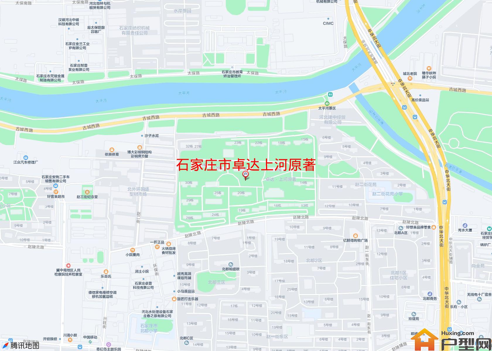 卓达上河原著小区 - 户型网
