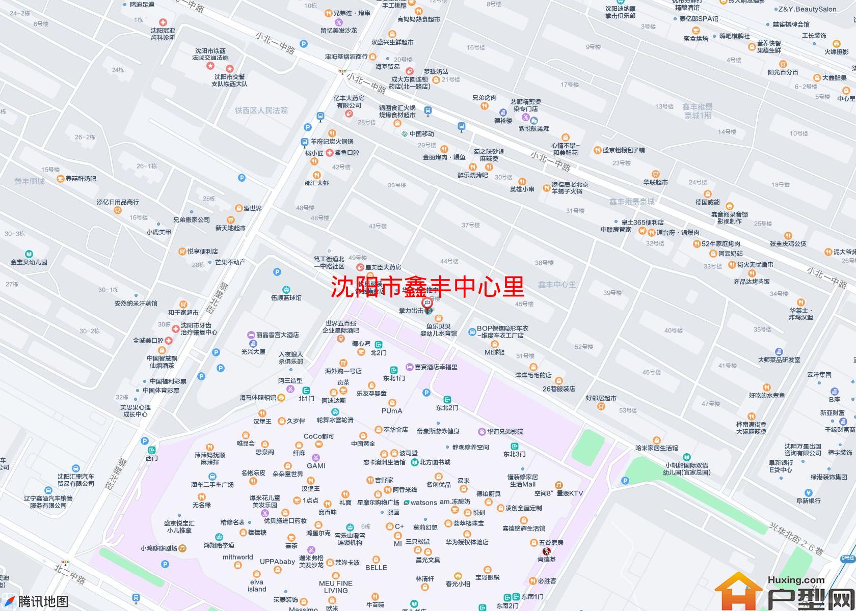 鑫丰中心里小区 - 户型网 鑫丰中心里小区 - 户型网
